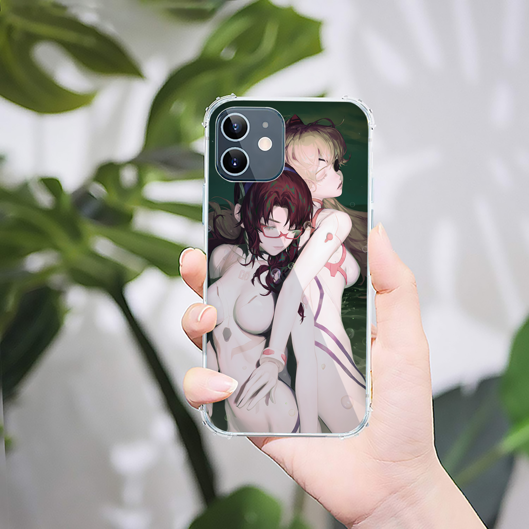 （画像用） EVA 新世紀エヴァンゲリオン 【iPhone 12シリーズ対応】透明スマホケース（クリアソフトケース）